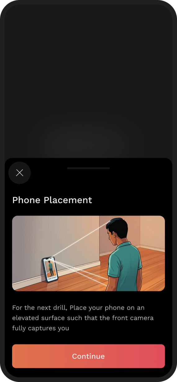 Drill instruction screen